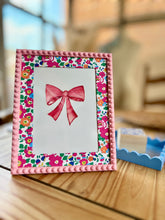 Fabric Picture Frames, Bobble Frames, embroidered quote artwork, Love is Enough