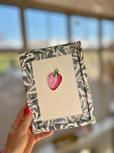 Fabric Picture Frames, Bobble Frames, embroidered quote artwork, Love is Enough