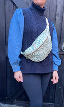 William Morris Quilted Bum Bag, Zipped Crossed Body Bag