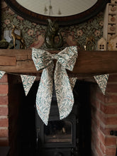 Big Decorative Door Bow in William Morris and Liberty prints