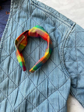 Knotted headbands in Liberty Prints and Tartan checks