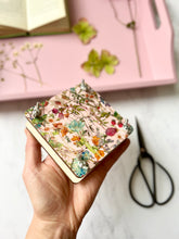 Liberty of London Mini Wooden/fabric Flower press, Gift for crafters , Flower pressing Tool