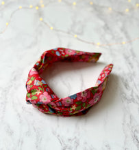 Liberty Christmas Knotted Hairband