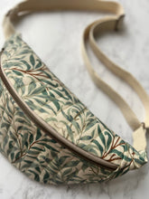 William Morris Quilted Bum Bag, Zipped Crossed Body Bag