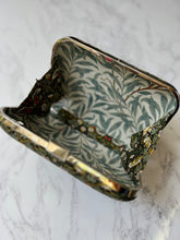 Strawberry Thief Clutch Bag, William Morris duck egg