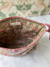 Liberty Wild Flowers zipped cosmetic bag