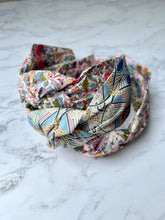 Liberty Knotted Headband Lodden, Ianthe, Wild flowers