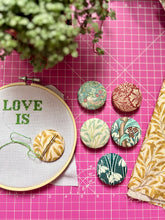 William Morris Magnetuc Needle minders, never lose a needle again, attaches to fabric and needles magnetically attach.
