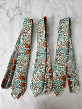 William Morris Golden Lily Neck Tie, Wedding Tie