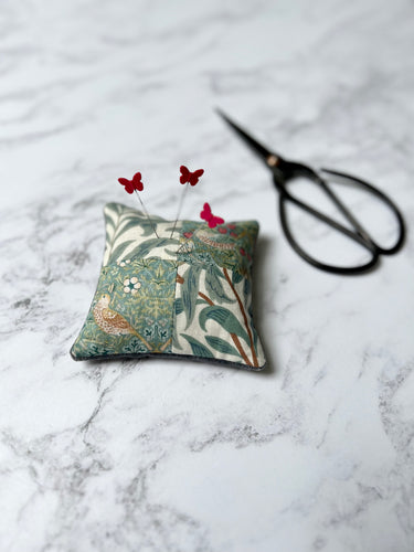 William Morris Patchwork Pincushion