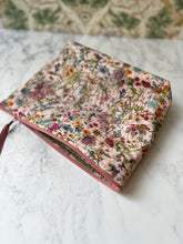Liberty Wild Flowers zipped cosmetic bag