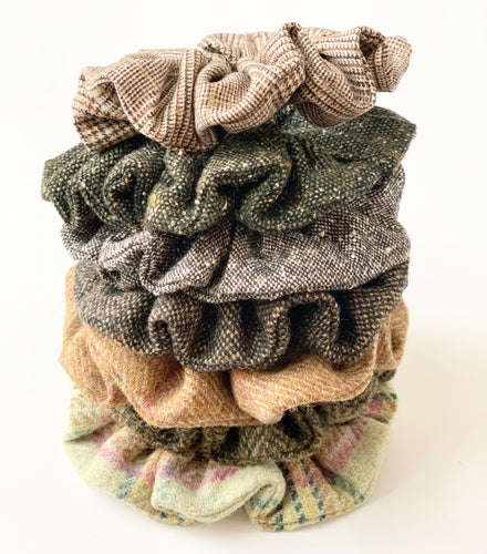 Tweed Scrunchie