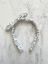 Crinkle Cotton Tie Top Alice Band