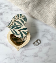 William Morris Heart Shape Ring Box, Trinket Box with Lid.
