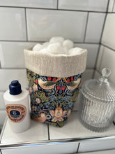 William Morris Fabric storage basket, planter, vase