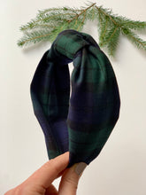 Black Watch Tartan Knotted Headband
