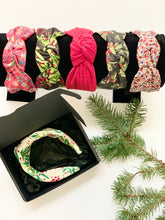 Christmas Mistletoe Knotted Hairband