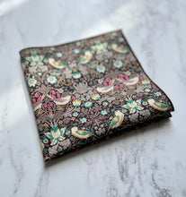 Liberty Pocket Square 'Strawberry Thief'