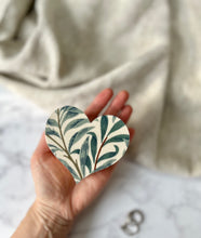 William Morris Heart Shape Ring Box, Trinket Box with Lid.