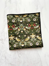 Liberty Cotton Pocket Square Strawberry Thief