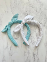 Crinkle Cotton Tie Top Alice Band