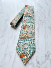 William Morris Golden Lily Neck Tie, Wedding Tie