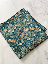Liberty Cotton Pocket Square Strawberry Thief