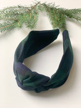 Black Watch Tartan Knotted Headband