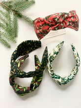 Christmas Mistletoe Knotted Hairband