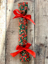 Re usable fabric Christmas crackers / wrap