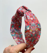 Strawberry Thief Knotted Headband