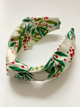 Christmas Mistletoe Knotted Hairband