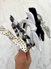 Crinkle Cotton Tie Top Alice Band