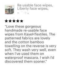 William Morris Re Usable Face Wipes