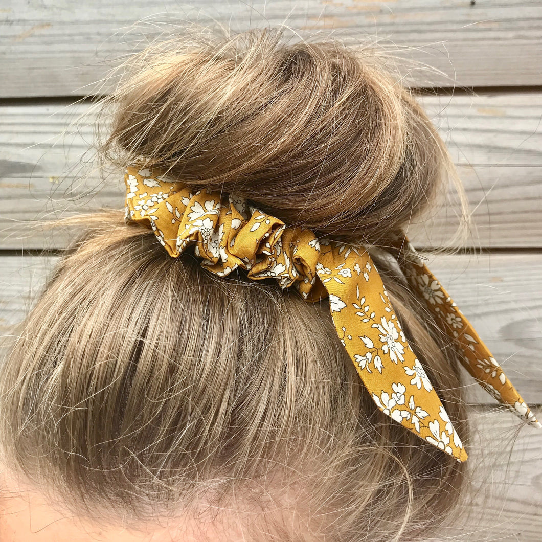 Liberty Scrunchie 'Capel' Mustard