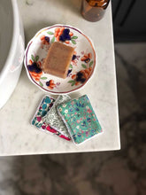 Liberty print Re Usable Face Wipes- Blue collection
