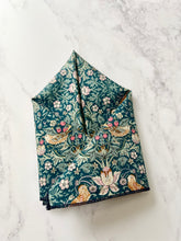 Liberty Cotton Pocket Square Strawberry Thief