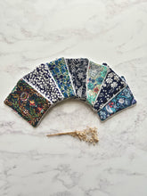 Liberty print Re Usable Face Wipes- Blue collection