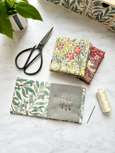 William Morris Fabric Needle Case