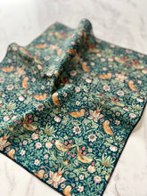 Liberty Cotton Pocket Square Strawberry Thief