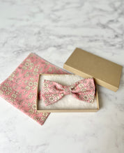Liberty Print Bow, Capel Pastel Pink