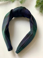 Black Watch Tartan Knotted Headband