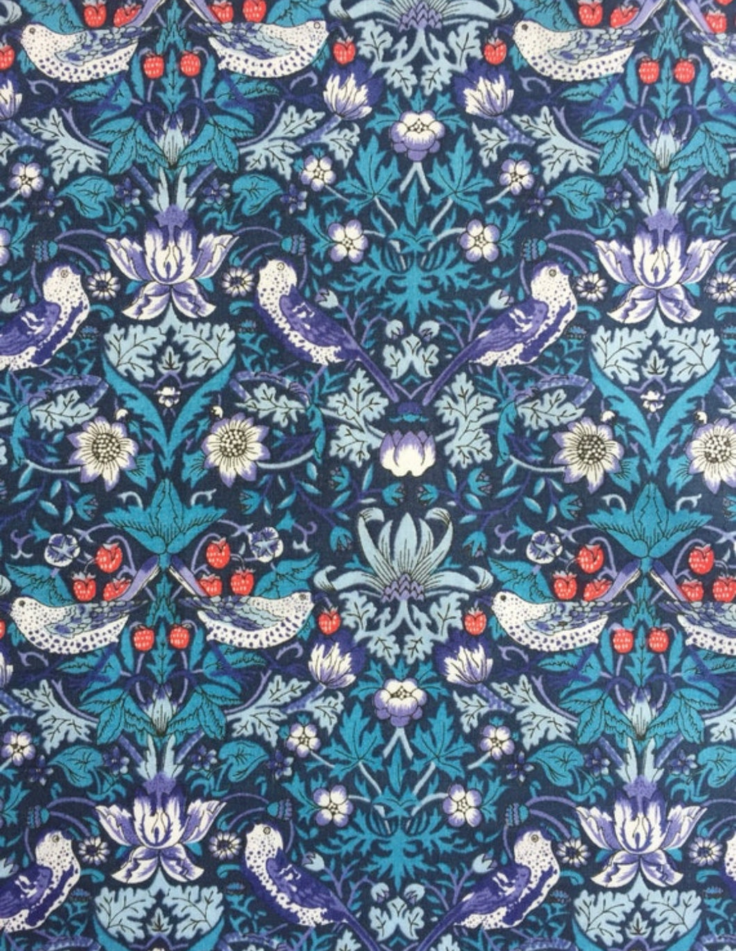 Liberty Pocket Square 'Strawberry Thief'