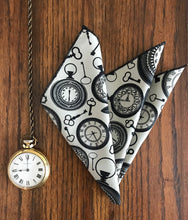 Pocket Square 'Pocket watch’ print