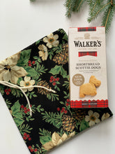 Poinsettia Drawstring Bag,