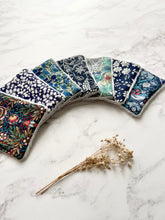 Liberty print Re Usable Face Wipes- Blue collection