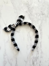 Crinkle Cotton Tie Top Alice Band