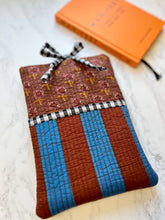 Fabric quilted, personalised Book Sleeve