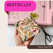 Liberty of London Mini Wooden/fabric Flower press, Gift for crafters , Flower pressing Tool