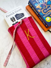 Fabric quilted, personalised Book Sleeve